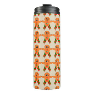 Bouteilles Isothermes Fête de Noël Gingerbread Homme Tumbler Thermique
