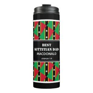 Bouteilles Isothermes fête des pères MEILLEURE KITTIAN DAD St Kitts Pers