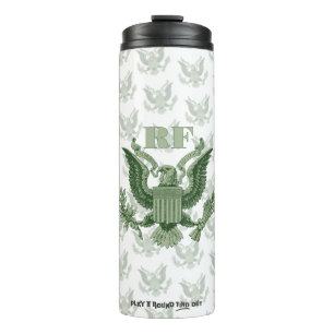 Bouteilles Isothermes Fête des Pères Scramble Green Eagle Crest Monogram