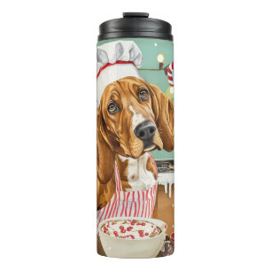 Bouteilles Isothermes Fêtes de Noël avec les Coonhound : Pâtisserie de N