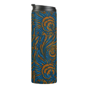 Bouteilles Isothermes Feuille d'acanthe botanique de style William Morri