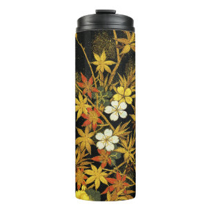 Bouteilles Isothermes Feuilles d'automne japonaises Antique botanique