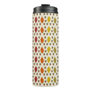 Bouteilles Isothermes Feuilles de chêne et Acorns automne modèle automne