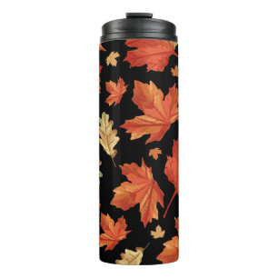 Bouteilles Isothermes Feuilles de l'érable d'automne Thanksgiving Motif