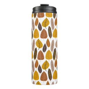 Bouteilles Isothermes Feuilles naturels : Motif neutre sans joint.