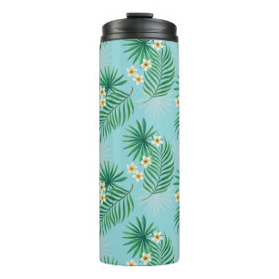 Bouteilles Isothermes Feuilles tropicaux et fleurs
