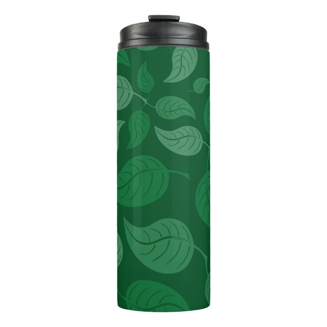 Bouteilles Isothermes Feuilles verts (Devant)