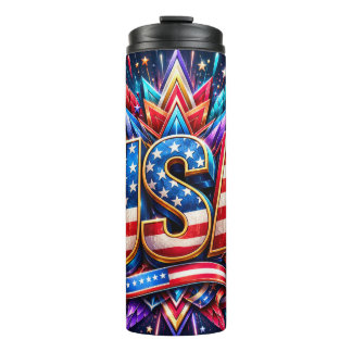Bouteilles Isothermes Feux d'artifice explosifs patriotiques USA 4 juill