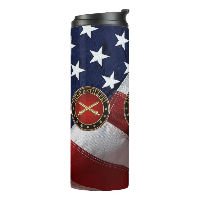 Bouteilles Isothermes Field Artillery Branch Insignia Special Edition (Tourné sur la gauche)