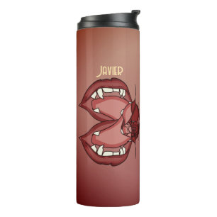 Bouteilles Isothermes Fierce personnalisée Expression du fang d’un vampi