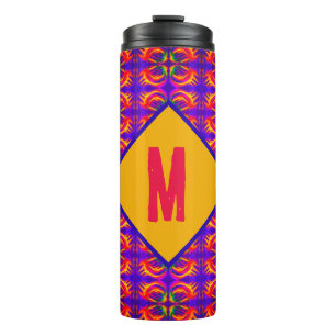 Bouteilles Isothermes Fiery Tribal avec votre monogramme