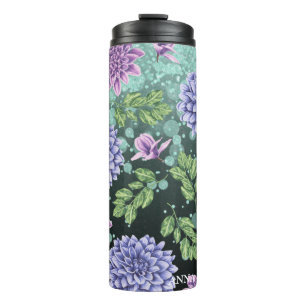Bouteilles Isothermes *~* Fille succulente de Parties scintillant floral