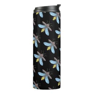 Bouteilles Isothermes Firefly (motif noir) - Tumbler thermique