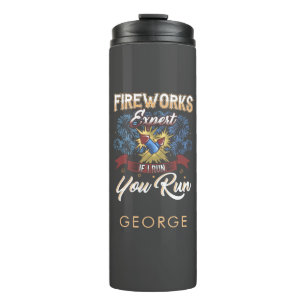 Bouteilles Isothermes Fireworks Expert Run Si J'Exécute Papa Personnalis