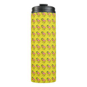 Bouteilles Isothermes Flamant rose rose fleur du printemps
