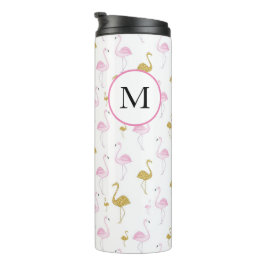 Bouteilles Isothermes Flamant rose Tropical Personnalisé Voyage Mug