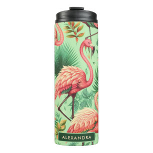 Bouteilles Isothermes Flamants roses roses vintages