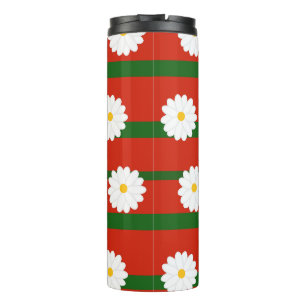 Bouteilles Isothermes Fleur blanche Fleur rouge Joyeux Noël