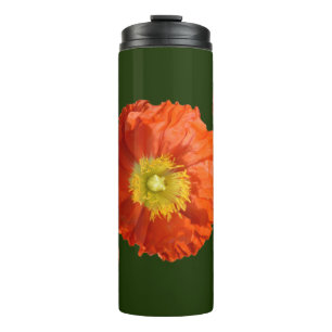 Bouteilles Isothermes Fleur de cépages orange vif