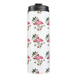 Bouteilles Isothermes Fleur de printemps et d'été Flamant rose