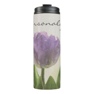 Bouteilles Isothermes Fleur florale personnalisée Tumbler thermiques bou