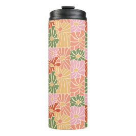 Bouteilles Isothermes Fleur groovy rétro 