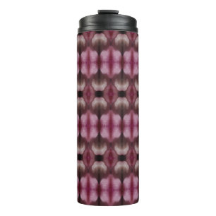 Bouteilles Isothermes Fleur Magenta Ikat Zen Fog