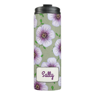 Bouteilles Isothermes Fleur pourpre botanique de jardin tout nom