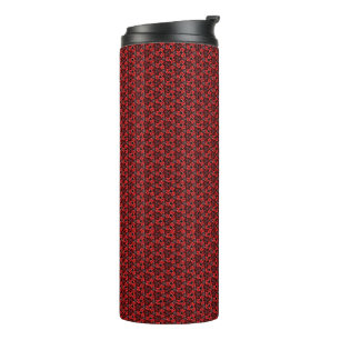 Bouteilles Isothermes Fleur rouge et noire Montre Température