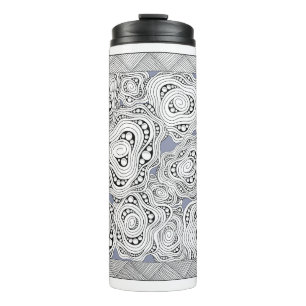 Bouteilles Isothermes Fleurs Abstraites monochromes Paruline thermique