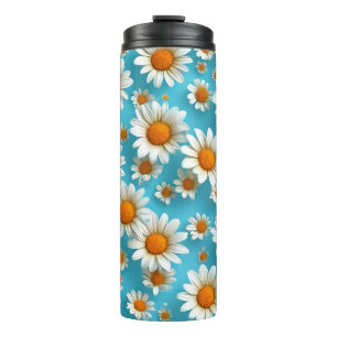 Bouteilles Isothermes Fleurs blanches mignonnes Daisy
