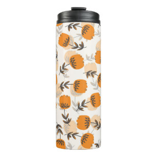 Bouteilles Isothermes Fleurs d'art populaire style scandinave