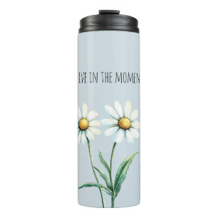 Bouteilles Isothermes Fleurs de marguerite Vivre dans l'instant