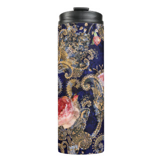 Bouteilles Isothermes Fleurs décoratives colorées Batik
