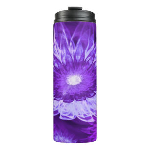 Bouteilles Isothermes Fleurs d'Imaginaire à tambour thermique violet