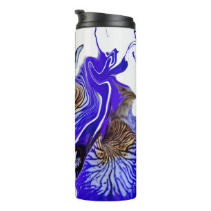 Bouteilles Isothermes Fleurs Iris Violets