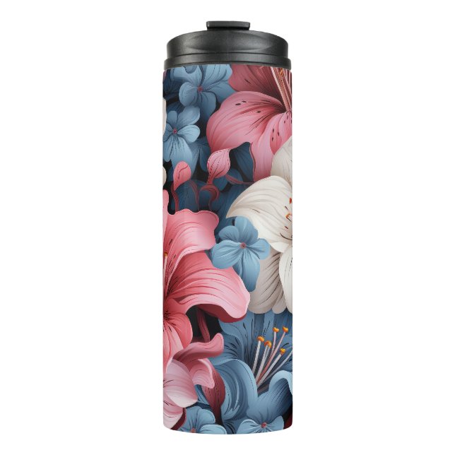 Bouteilles Isothermes Fleurs Lillies Féminines Paruline (Devant)