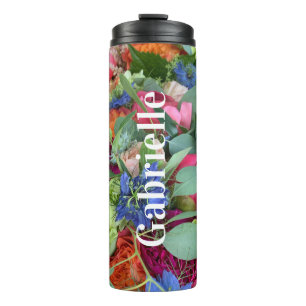 Bouteilles Isothermes FLEURS PERSONNALISÉES BULLETIN thermique
