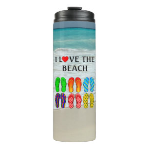 Bouteilles Isothermes Flip Flops Beach Love