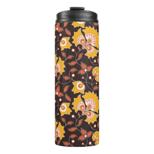 Bouteilles Isothermes Floral Indien couleur Vintage sans fil