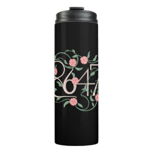 Bouteilles Isothermes Floral Subtle Anti Trump 8647 86 47 Boho