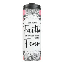 Foi sur la peur Tumbler thermique