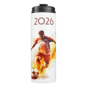 Bouteilles Isothermes Football 2026 en feu
