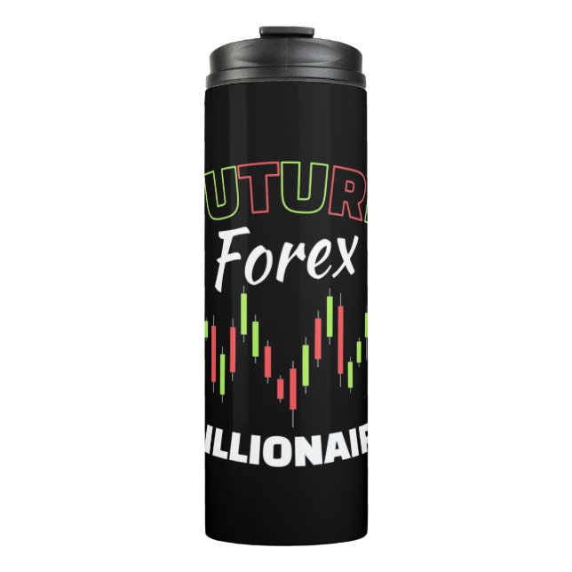Bouteilles Isothermes Forex Millionaire pour l'avenir des investisseurs (Devant)