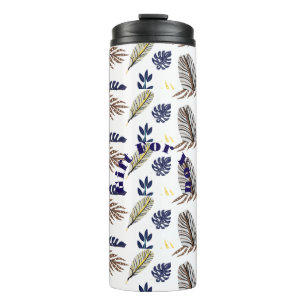 Bouteilles Isothermes Fournitures modernes de Motif de partie feuille