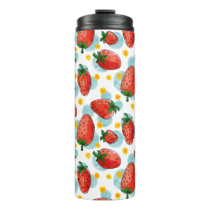 Bouteilles Isothermes Fraises et marguerites Parulines thermiques