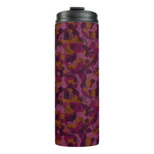 Bouteilles Isothermes Framboise, mûre, marron et camouflage noix de musc