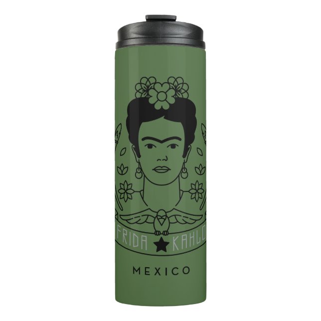 Bouteilles Isothermes Frida Kahlo | Heroína (Devant)