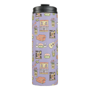 Bouteilles Isothermes FRIENDS™   Motif d'icône violette