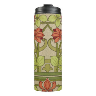 Bouteilles Isothermes Frieze Bordure Art Nouveau Floral